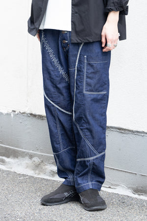 【YUTA MATSUOKA】"MILITARY DENIM CRAFT PANTS"