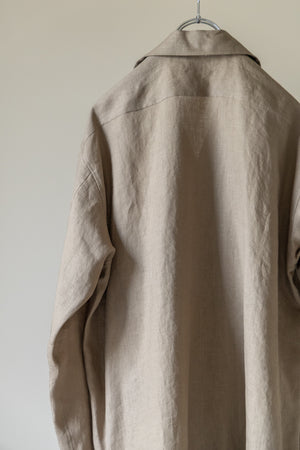 【SHEIK YERBOUTI】"Hemp Open-Collar LS Shirt"