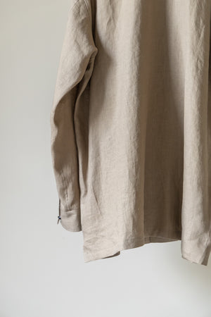 【SHEIK YERBOUTI】"Hemp Open-Collar LS Shirt"