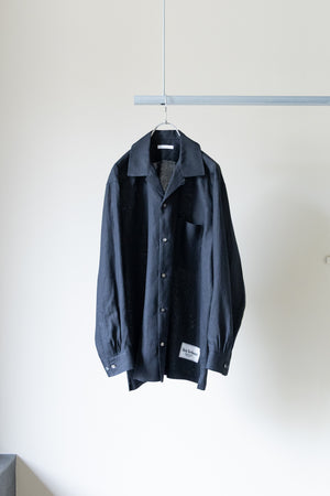 【SHEIK YERBOUTI】"Hemp Open-Collar LS Shirt"