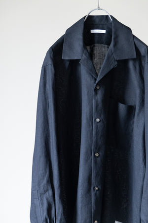 【SHEIK YERBOUTI】"Hemp Open-Collar LS Shirt"