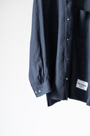 【SHEIK YERBOUTI】"Hemp Open-Collar LS Shirt"