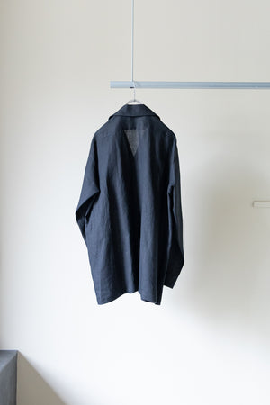 【SHEIK YERBOUTI】"Hemp Open-Collar LS Shirt"