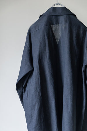 【SHEIK YERBOUTI】"Hemp Open-Collar LS Shirt"