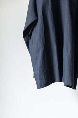 【SHEIK YERBOUTI】"Hemp Open-Collar LS Shirt"