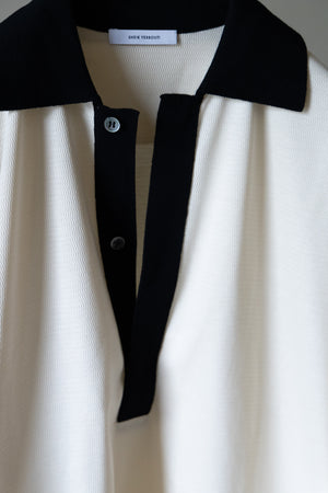 【SHEIK YERBOUTI】"Knitted Collar Shirt"