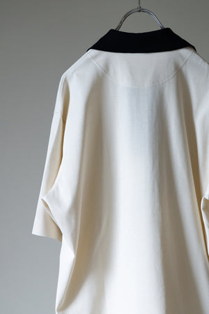 【SHEIK YERBOUTI】"Knitted Collar Shirt"