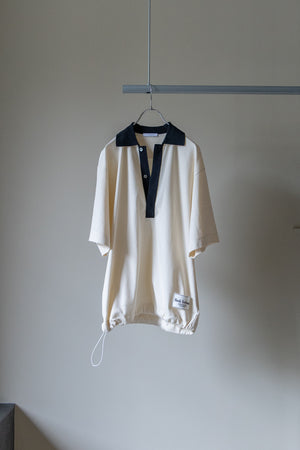 【SHEIK YERBOUTI】"Knitted Collar Shirt"