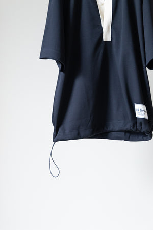 【SHEIK YERBOUTI】"Knitted Collar Shirt"