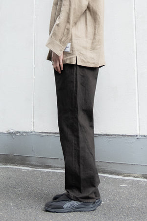 【YOKO SAKAMOTO】"5 POCKET EASY PANTS"(KAKISHIBU)