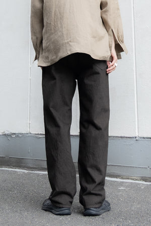 【YOKO SAKAMOTO】"5 POCKET EASY PANTS"(KAKISHIBU)
