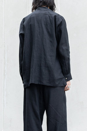 【SHEIK YERBOUTI】"Hemp Open-Collar LS Shirt"