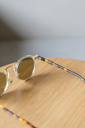【GLITCH】"GLASTON CROWN PANTO SUNGLASSES"