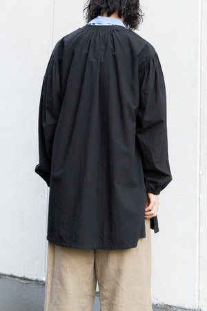 【YUTA MATSUOKA】"SHEETING DYED PLAIN WEAVEN SMOCK"