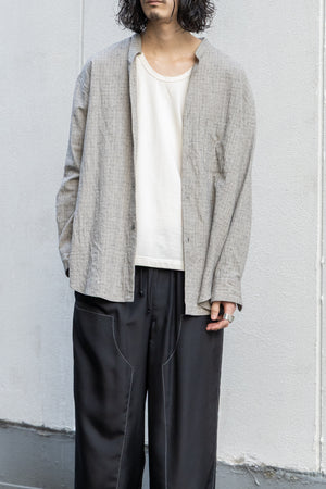 【nuterm】"Band Collar Shirts"