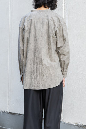【nuterm】"Band Collar Shirts"