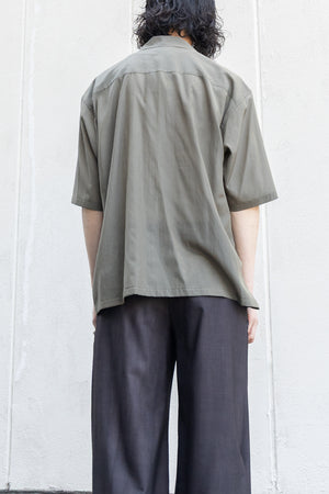 【SHEIK YERBOUTI】"Embroidered Open-Collar Shirt"