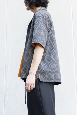 【CURLY&Co.】"TRIBAL ARGYLE SHIRT JACKET"