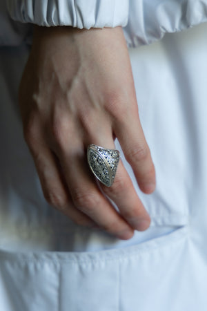 【GEROCHRISTO】"Mediterranean Marquise Shape Ring"