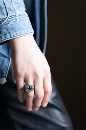 【GEROCHRISTO】"Odysseus Rings with Black Onyx"