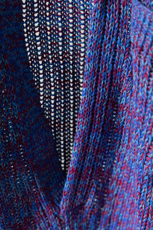【THE JEAN PIERRE】"Melange Skipper Knit Shirt"