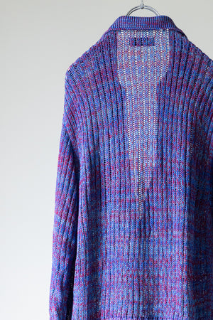 【THE JEAN PIERRE】"Melange Skipper Knit Shirt"