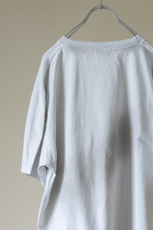 【THE JEAN PIERRE】"Signature Pigmentdye Grunge Destroy SS TEE"