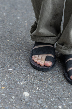 【NORIEI】"LOOP SANDAL (SUEDE)"