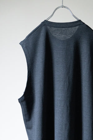 【YOKO SAKAMOTO】"HEMP SLEEVELESS TOP"