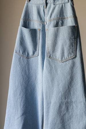 [SHEIK YERBOUTI] "Bleached denim trousers"