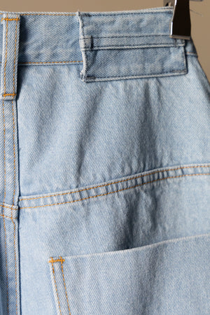 [SHEIK YERBOUTI] "Bleached denim trousers"