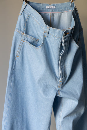 [SHEIK YERBOUTI] "Bleached denim trousers"