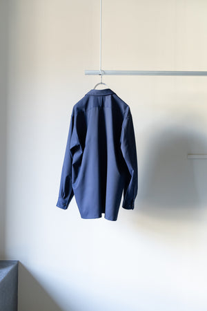 [SHEIK YERBOUTI] "Silk wool skipper shirt"