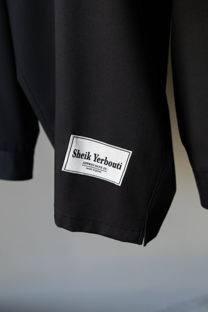 [SHEIK YERBOUTI]"SILK WOOL SKIPPER SHIRT"