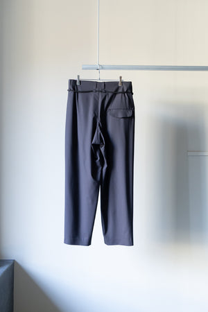 [ETHOSENS] "Super 180's wool squeeze slacks"