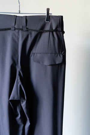 [ETHOSENS] "Super 180's wool squeeze slacks"