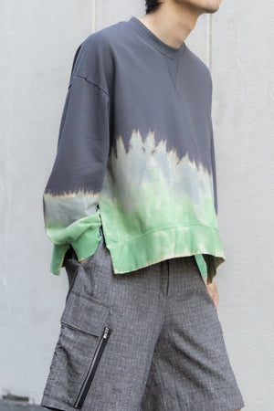 【Licht Bestreben】"Hand Dyed Long Sleeve Pullover"