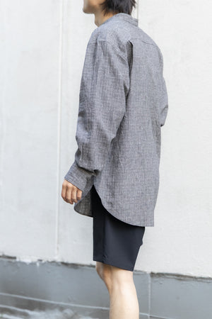 別注【nuterm】"Band Collar Shirts"
