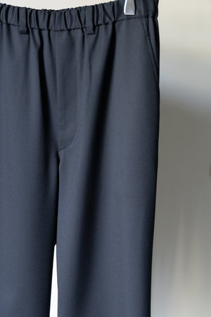 【SHEIK YERBOUTI】"SILK WOOL EASY TROUSERS"
