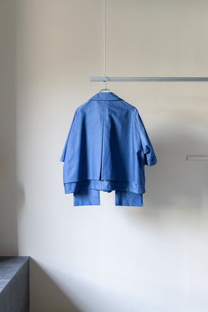 [Licht Bestreben] "Half-sleeve trench shirt"