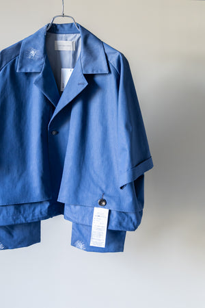 [Licht Bestreben] "Half-sleeve trench shirt"