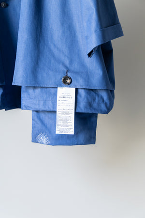 [Licht Bestreben] "Half-sleeve trench shirt"