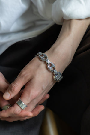 【GEROCHRISTO】"Big Anchor Link Chain Bracelet"