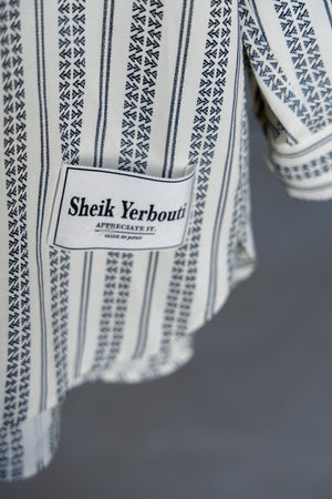 別注【SHEIK YERBOUTI】"オールドクロスバンドカラーシャツ"