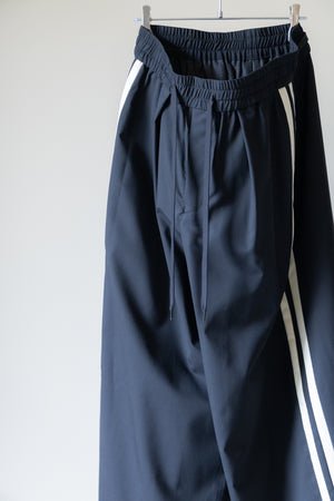 【ETHOSENS】"Super180's wool Track pants"
