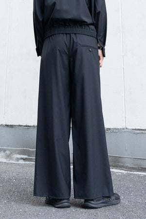 【ETHOSENS】"Super180's wool Track pants"