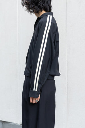 【ETHOSENS】"Super180's wool Track shirt"