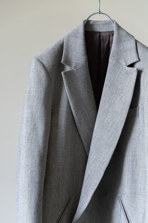 【Licht Bestreben】"Luxe Tweed Double-Breasted Jacket"