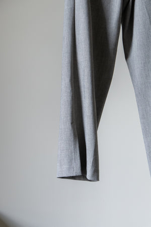 【Licht Bestreben】"Twisted Waist Double Cloth Tweed Trousers"
