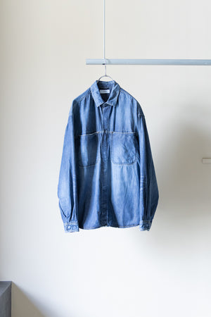 【THE JEAN PIERRE】"Drop Pocket Denim Shirt"